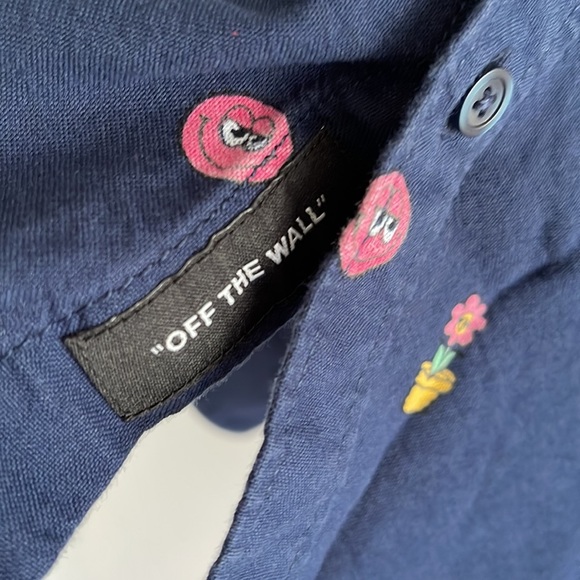 Vans button-down shirt in fun summer print ☀️ - Picture 2 of 6